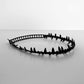 Side View of Fierce Bicycle Tube Choker | Sustainable Fashion Jewelry | Kaden & Kai