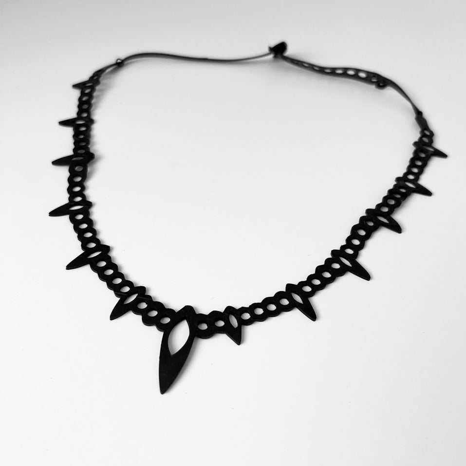 Fierce Bicycle Tube Necklace | Sustainable Fashion Jewelry | Kaden & Kai