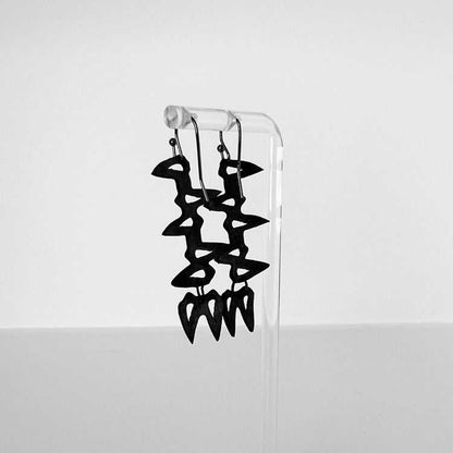 Fierce Bicycle Tube Thorn Earrings