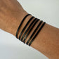 Shockwave Bicycle Tube Bracelet on Wrist | Sustainable Fashion Jewelry Designed by Kaden & Kai