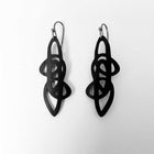 Pure Whimsy Bicycle Tube Earrings