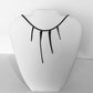 Saber Tooth Choker Necklace Made from Bicycle Tubes | Sustainable Fashion Jewelry | Kaden & Kai