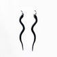 Snake Charm Bicycle Tube Earrings | Sustainable Fashion Earrings | Kaden & Kai