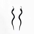 Snake Charm Bicycle Tube Earrings