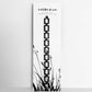 Chain Reaction Bicycle Tube Necklace on Display Card | Sustainable Fashion Jewelry | Kaden & Kai