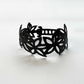 Wildflower Bracelet handcrafted in Black Verdasil™, Verdacious™ collection — Bold By Design. Performance jewelry by KADEN & KAI®.