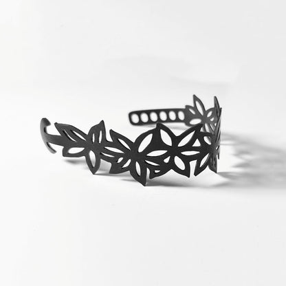 Wildflower Bracelet handcrafted in Black Verdasil® | Verdacious - Bold By Design | Sustainable Fashion Jewelry |  KADEN & KAI®