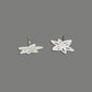 Wildflower Button Earrings handcrafted in White Verdasil® | Verdacious - Bold By Design | Performance Jewelry |  KADEN & KAI®