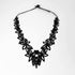 Wildflower Necklace handcrafted in Black Verdasil® | Verdacious - Bold By Design | Sustainable Fashion Jewelry |  KADEN & KAI®