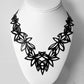 Wildflower Necklace handcrafted in Black Verdasil® | Verdacious - Bold By Design | Performance Jewelry |  KADEN & KAI®