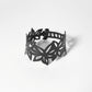 Wildflower Bracelet handcrafted in Black Verdasil® | Verdacious - Bold By Design | Sustainable Fashion Jewelry |  KADEN & KAI®