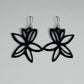Wildflower Earrings handcrafted in Black Verdasil® | Verdacious - Bold By Design | Performance Jewelry |  KADEN & KAI®