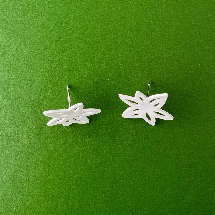 Wildflower Button Earrings