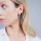 Wildflower Bicycle Tube Earrings