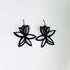 Wildflower Earrings handcrafted in Black Verdasil® | Verdacious - Bold By Design | Performance Jewelry |  KADEN & KAI®