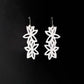 Wildflower Earrings handcrafted in White Verdasil® | Verdacious - Bold By Design | Sustainable Fashion Jewelry |  KADEN & KAI®