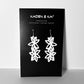 Wildflower Earrings handcrafted in White Verdasil® | Verdacious - Bold By Design | Sustainable Fashion Jewelry |  KADEN & KAI®