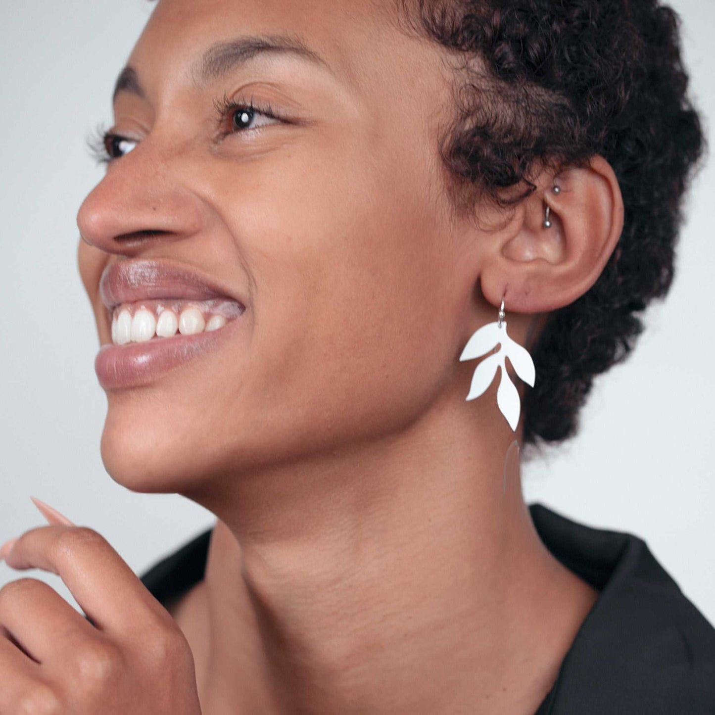 Wisteria Cascading Leaf Earrings