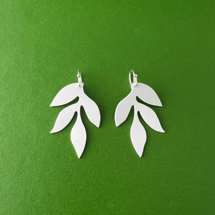 Wisteria Leaf Earrings