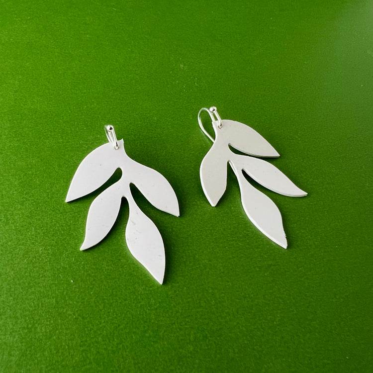 Wisteria Leaf Earrings