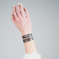 Zebra Wrap Bicycle Tube Bracelet