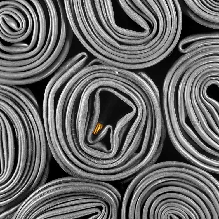 Bicycle Tubes Rolled