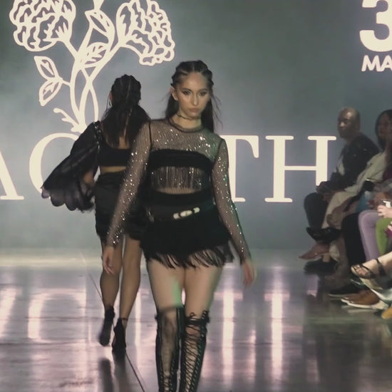 Video of Sweet ivy Choker on Runway at Denver Fashion Week