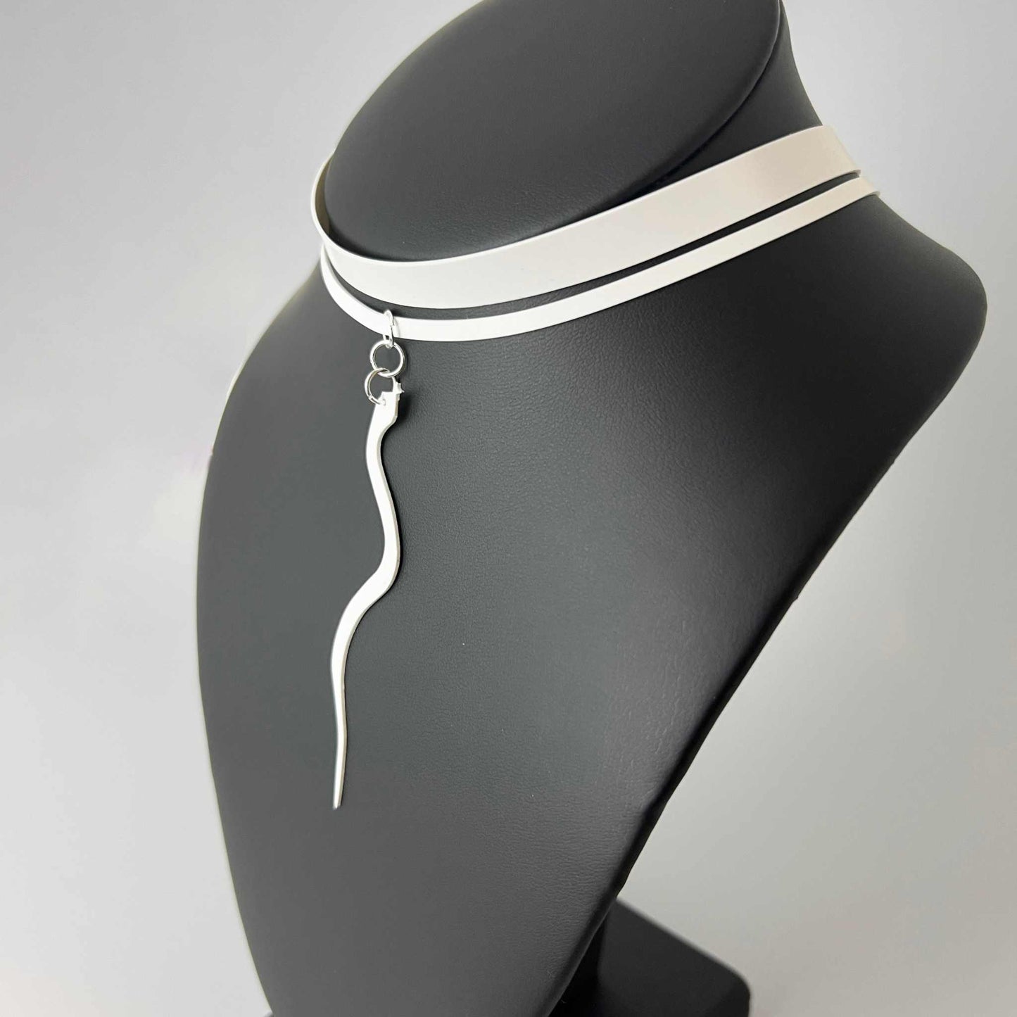 Snake Charm Ribbon Choker