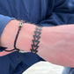 Momentum Bicycle Tube Bracelet™ on a male customer | Sustainable Fashion Jewelry | Kaden & Kai