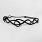Front View of Pure Whimsy Bicycle Tube Choker | Sustainable Fashion Jewelry | Kaden & Kai