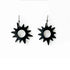 Sunburst Bicycle Tube Earrings | Sustainable Fashion Earrings | Kaden & Kai